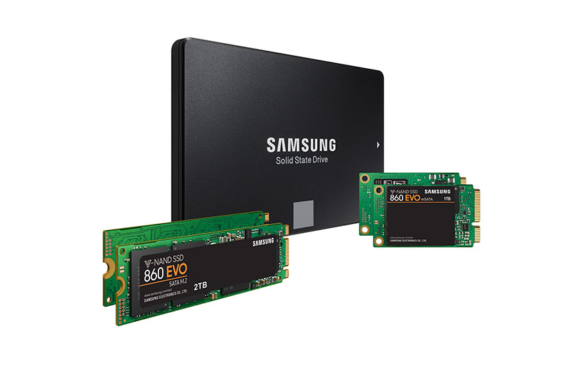 Samsung SSD 860 EVO 2,5" SATA M.2 mSATA